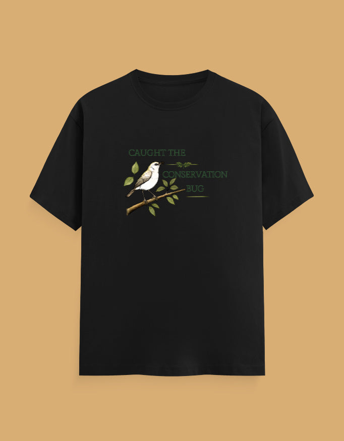 Caught in Conservation Black Unisex classic Tshirt