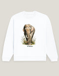 Front view of Elephant tusker - Unisex Sweatshirt