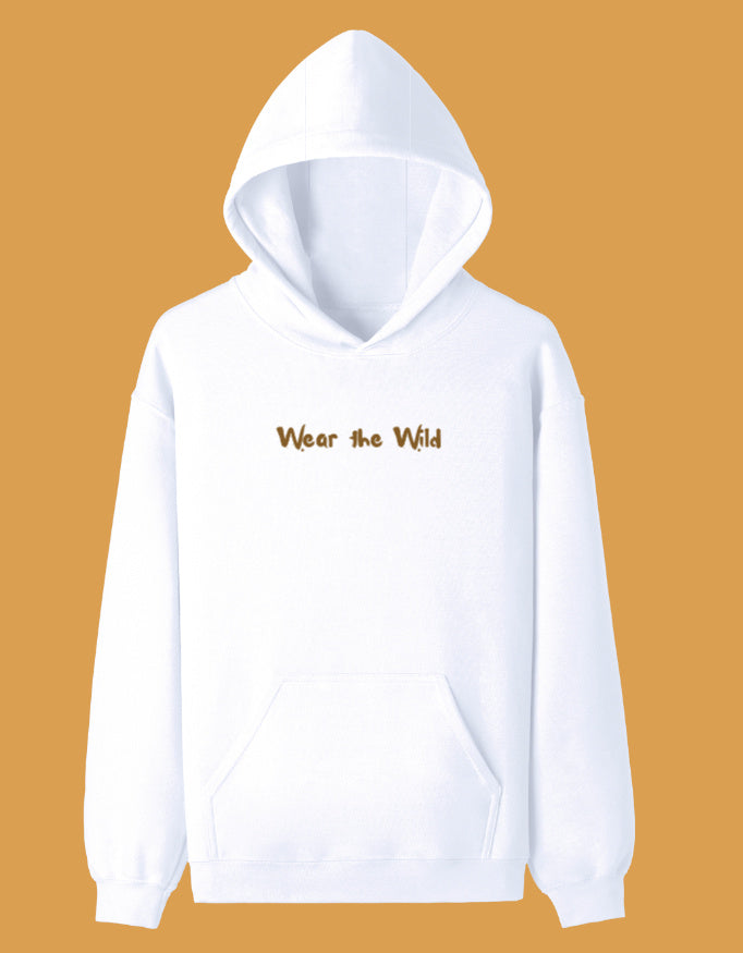 Front view of Elephant tusker (BG) - Unisex Pullover Hoodie
