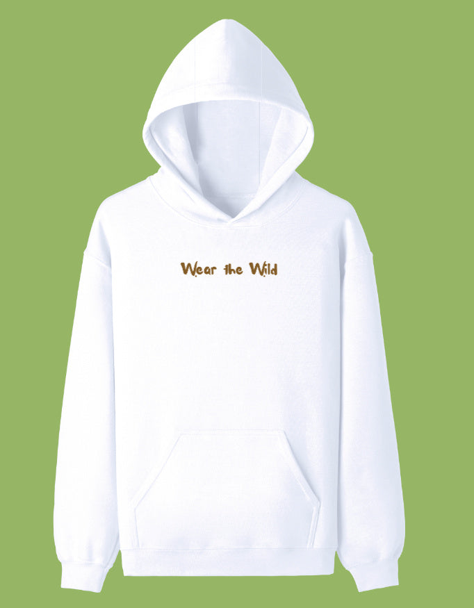 Front view of Elephant tusker - Unisex Pullover Hoodie