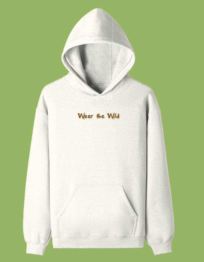 Front view of Elephant tusker - Unisex Pullover Hoodie