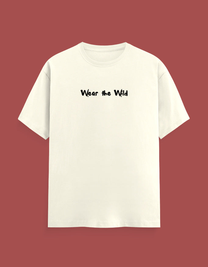 Front view of Malabar Pied Hornbill "Planting tomo's forest"  - Unisex Classic Crew T-Shirt