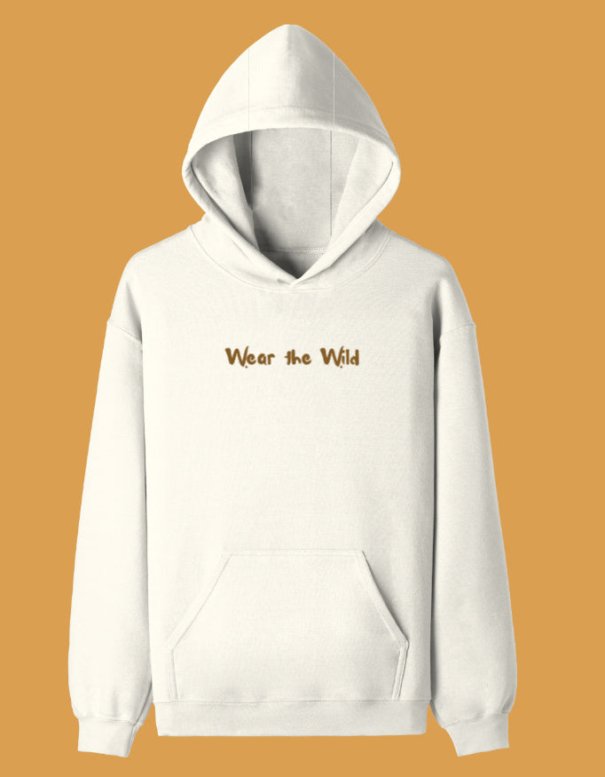 Front view of Elephant tusker (BG) - Unisex Pullover Hoodie