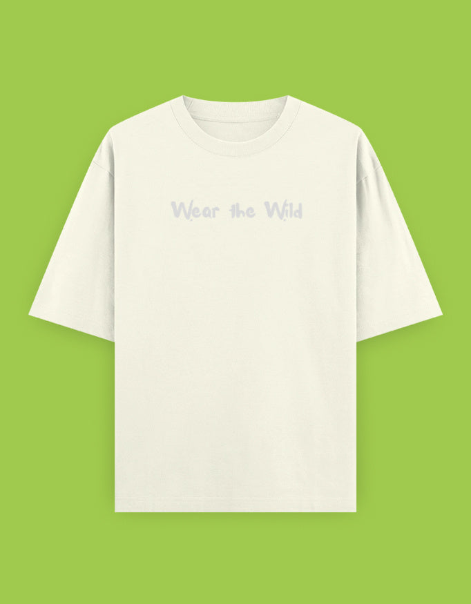 Front view of Malabar Pied Hornbills (Pair) - Unisex Oversized Classic T-Shirt