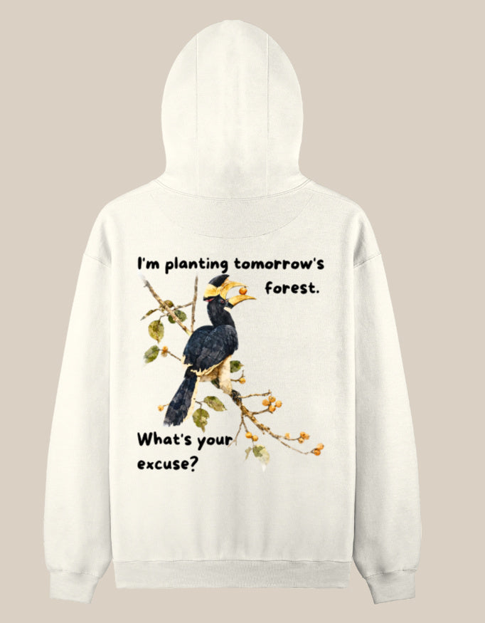 Wear the wild with our Malabar Pied Hornbill watercolor t-shirt. A premium, eco-friendly tee featuring original wildlife art that supports sustainable action.
