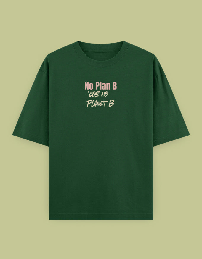 No Planet B - Unisex Oversized Classic T-Shirt (Dark)