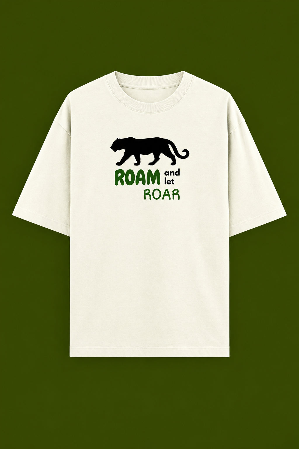 Roam and let roar - Unisex Oversized Classic T-Shirt (Light)