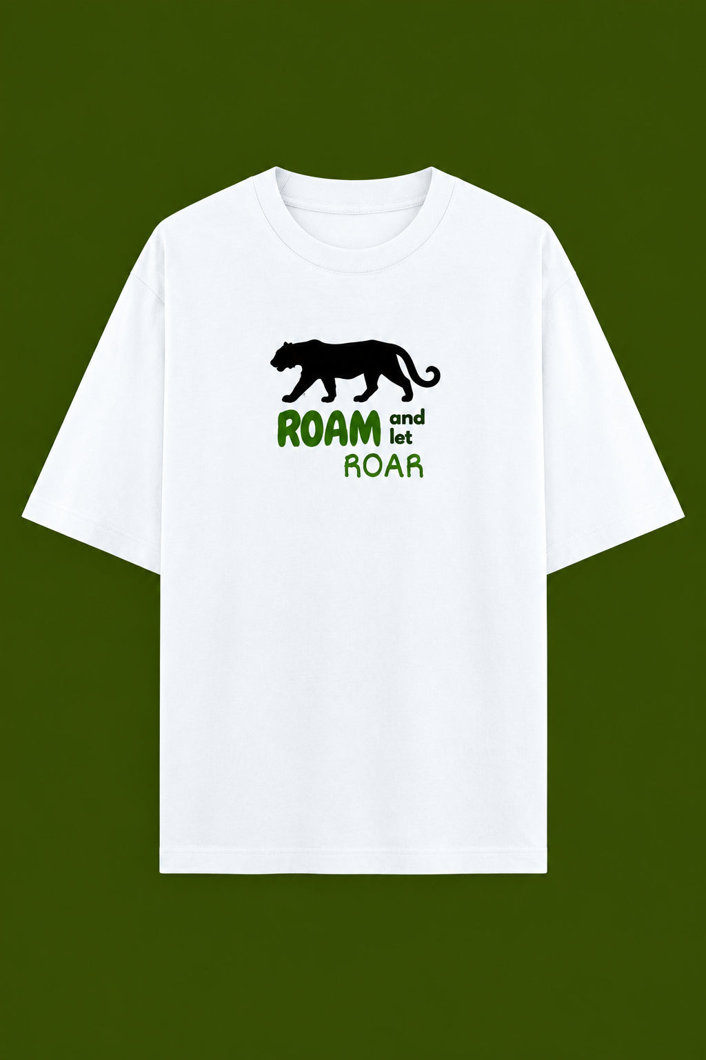 Roam and let roar - Unisex Oversized Classic T-Shirt (Light)