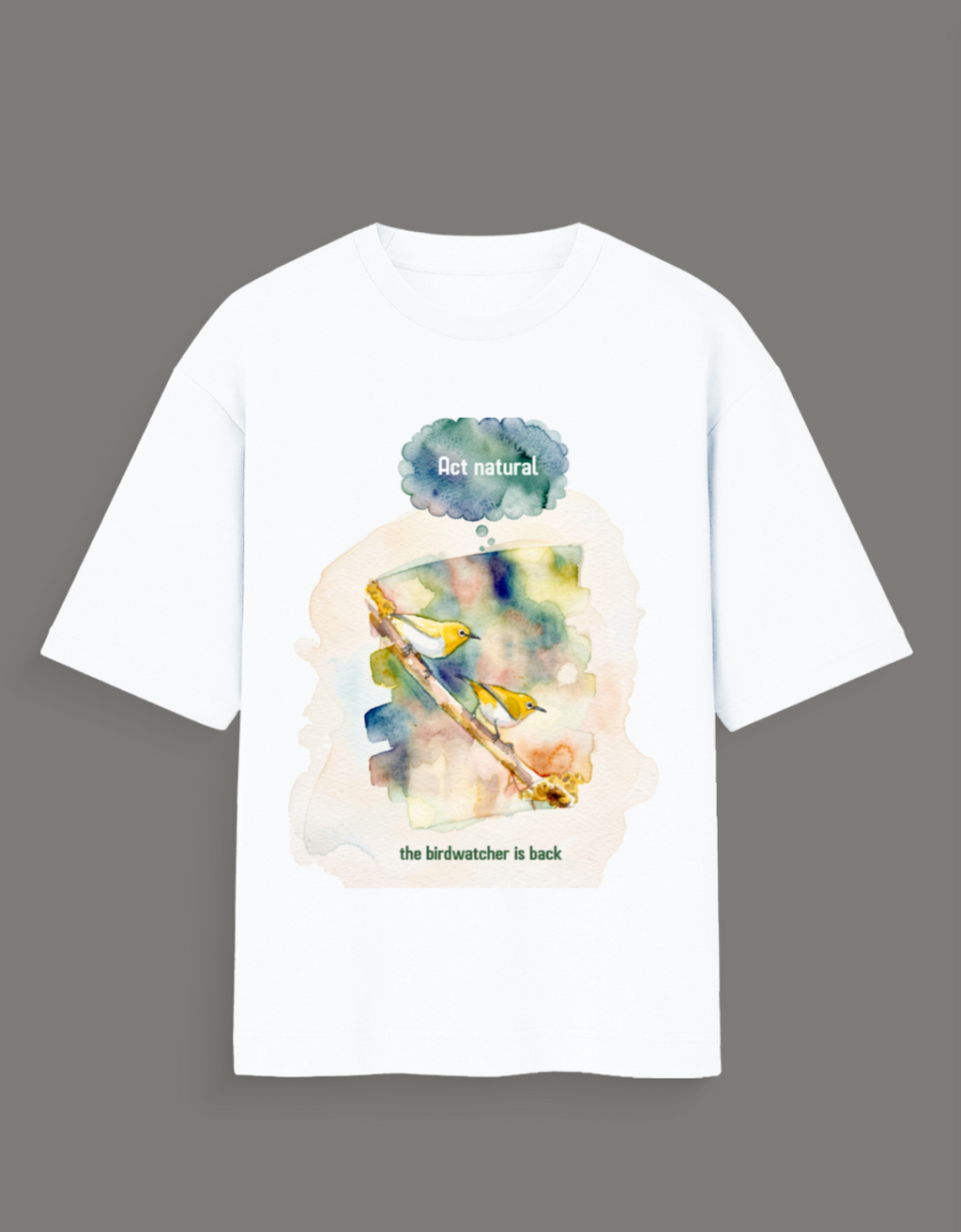 The White-Eye - Unisex Oversized Standard T-Shirt