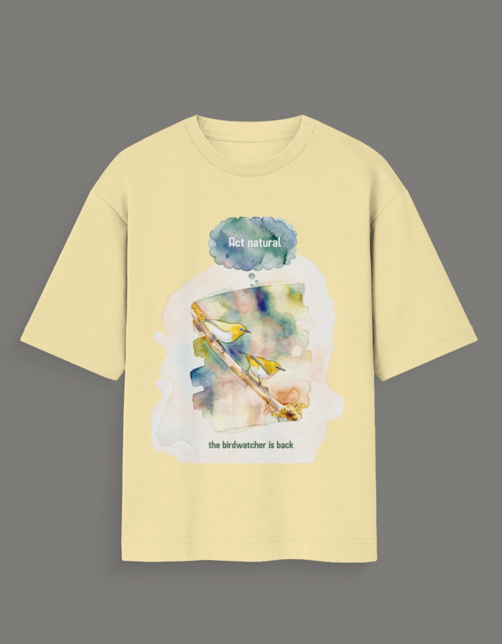 The White-Eye - Unisex Oversized Standard T-Shirt