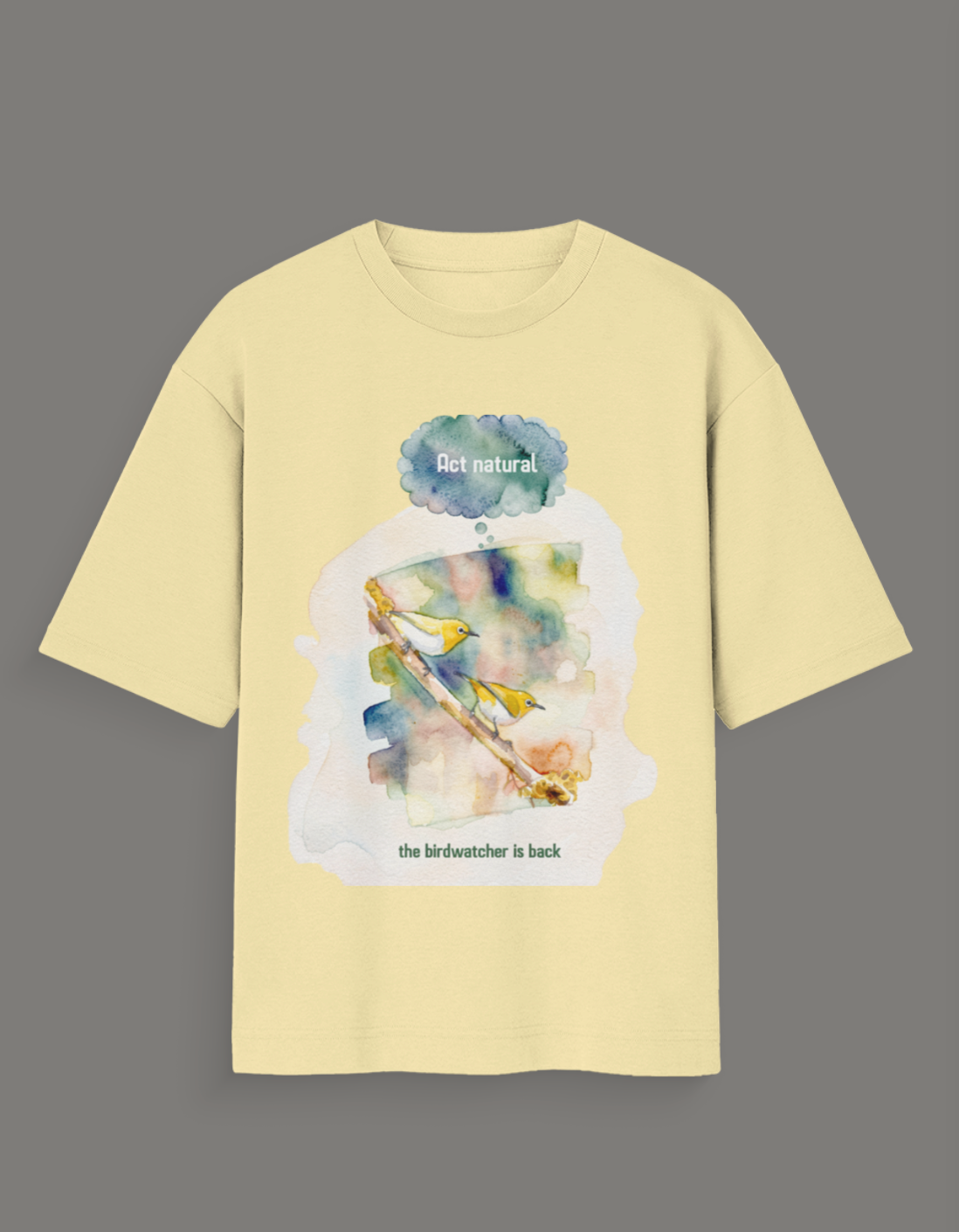 The White-Eye - Unisex Oversized Standard T-Shirt