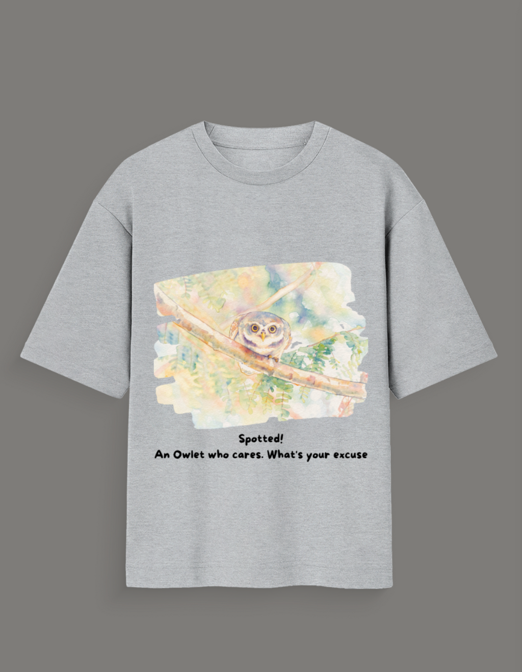 The Spotted Owlet - Unisex Oversized Standard T-Shirt
