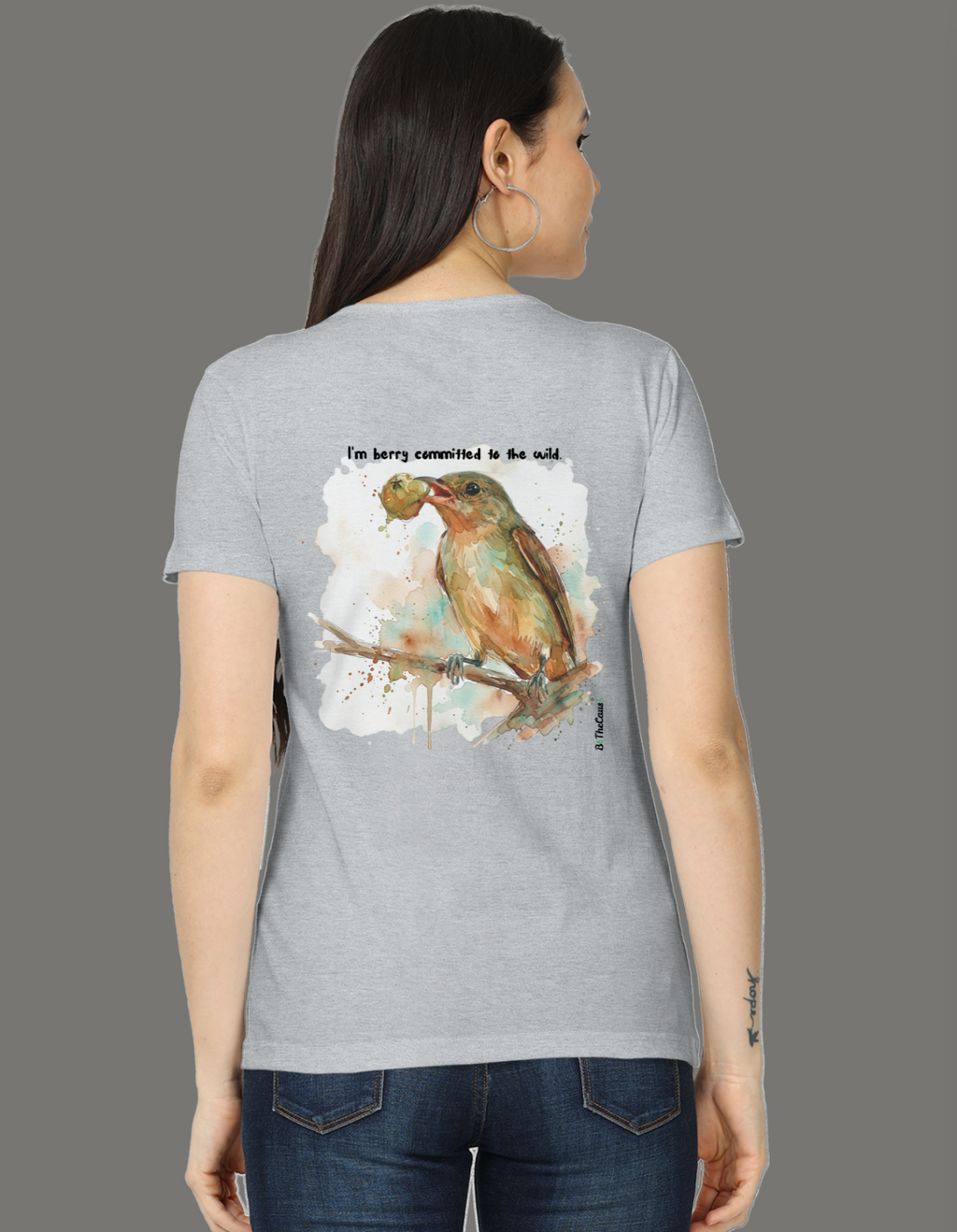 The Flowerpecker "Berry Cute" - Women's Classic T-Shirt