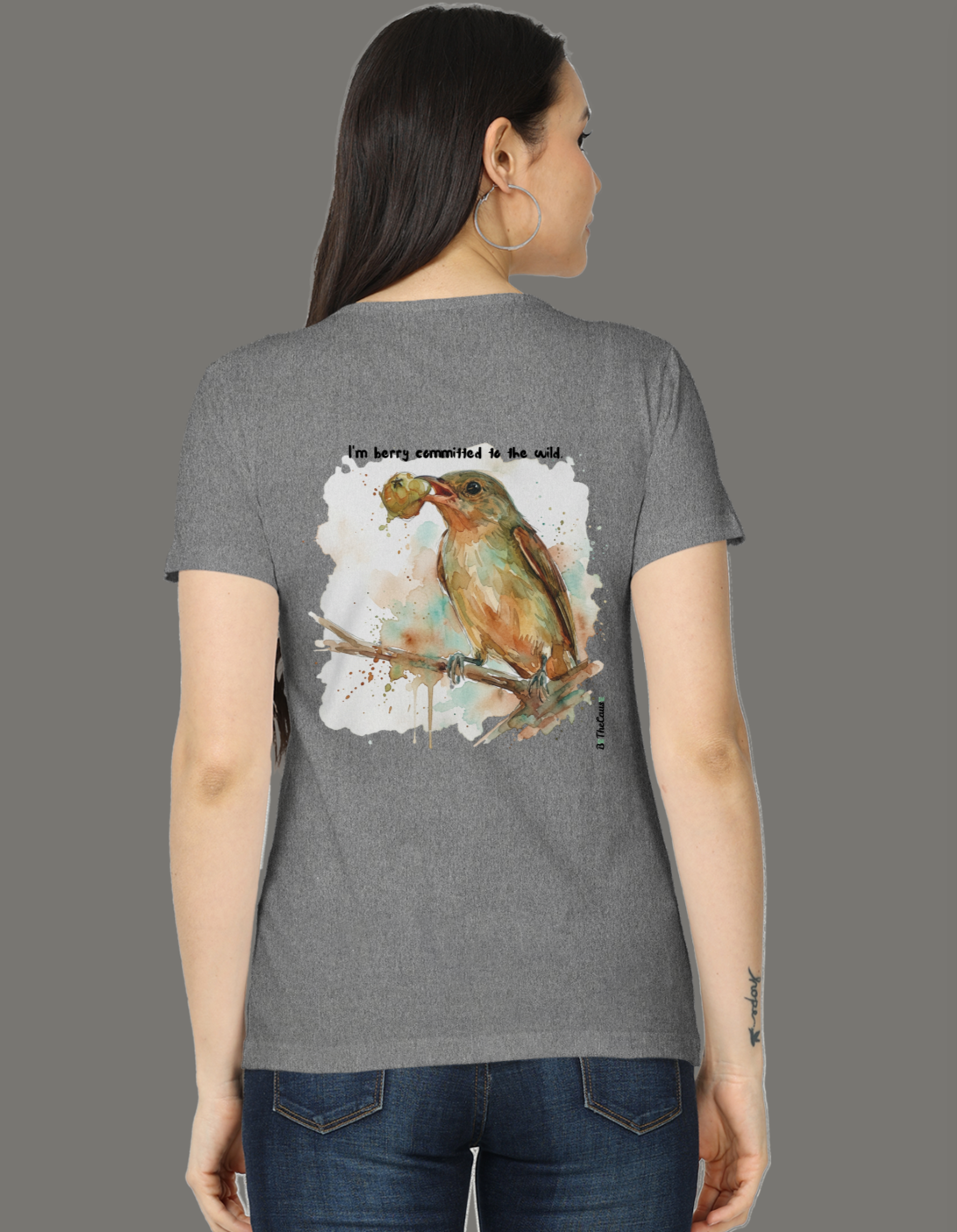 The Flowerpecker "Berry Cute" - Women's Classic T-Shirt