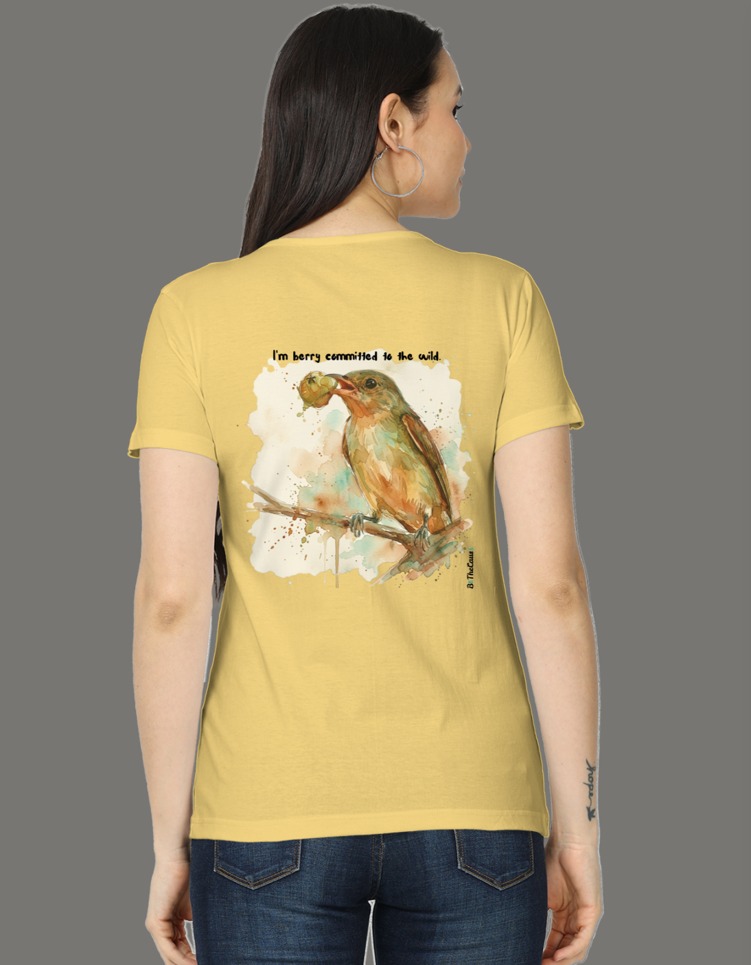 The Flowerpecker "Berry Cute" - Women's Classic T-Shirt