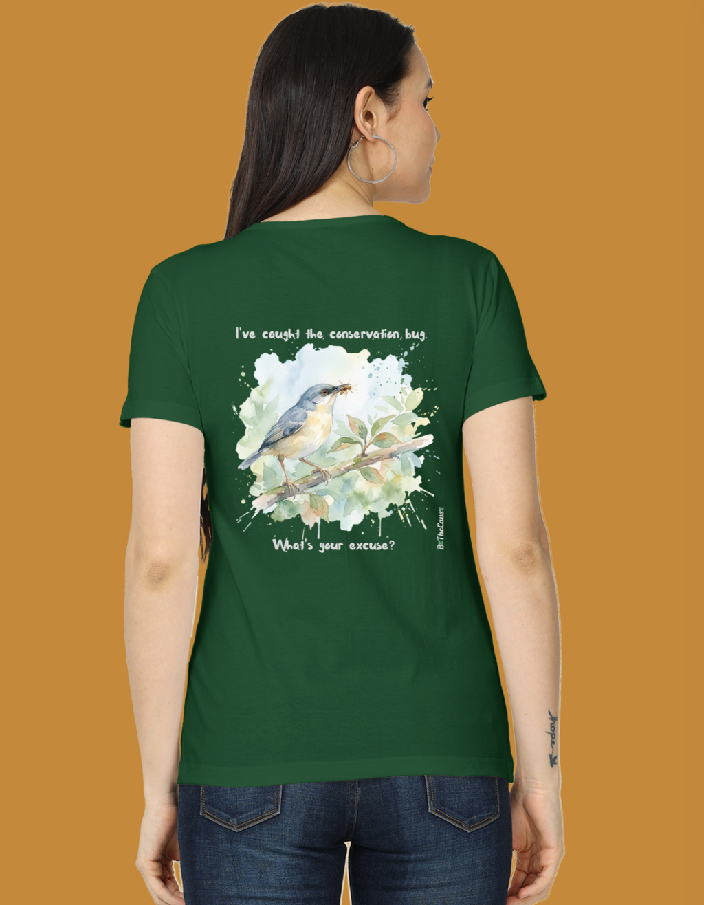 The Ashy Prinia "Conservation Bug" - Women's Classic T-Shirt