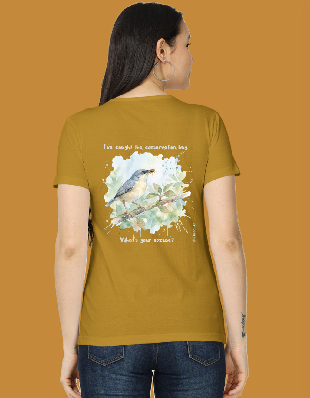 The Ashy Prinia "Conservation Bug" - Women's Classic T-Shirt