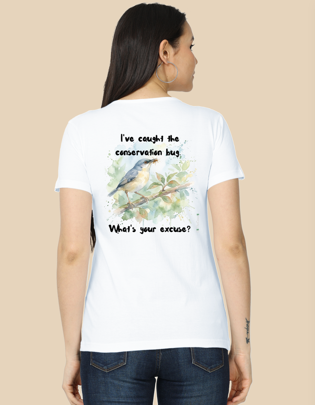 The Ashy Prinia - Women's Classic T-Shirt