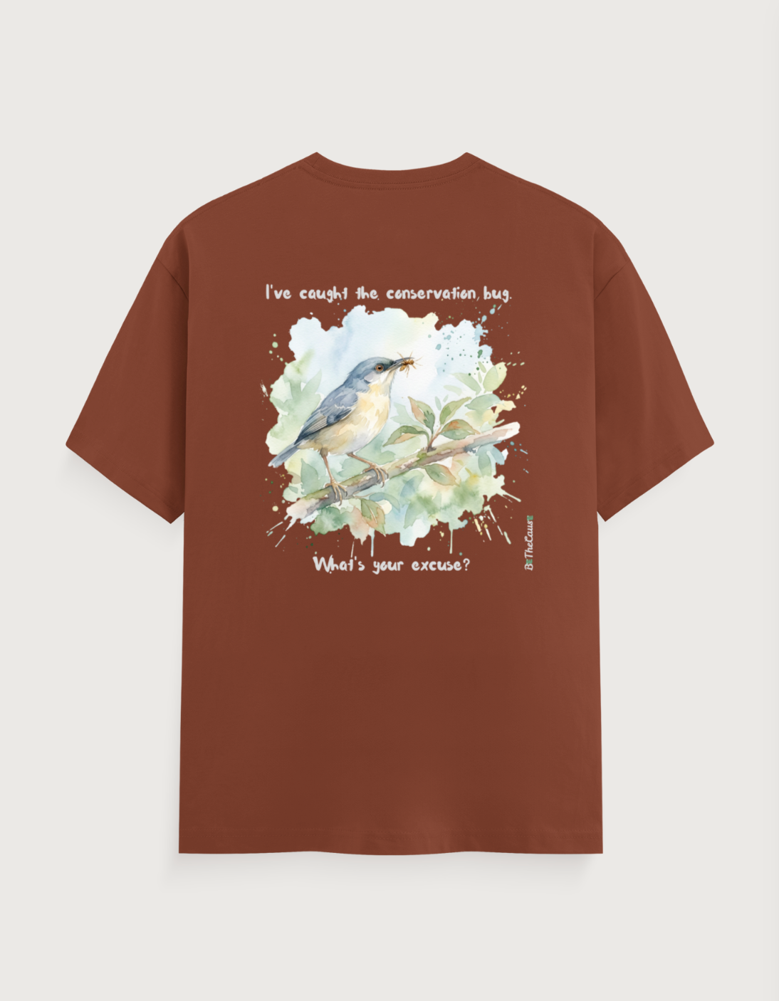 The Ashy Prinia - Mens Classic Crew T-Shirt