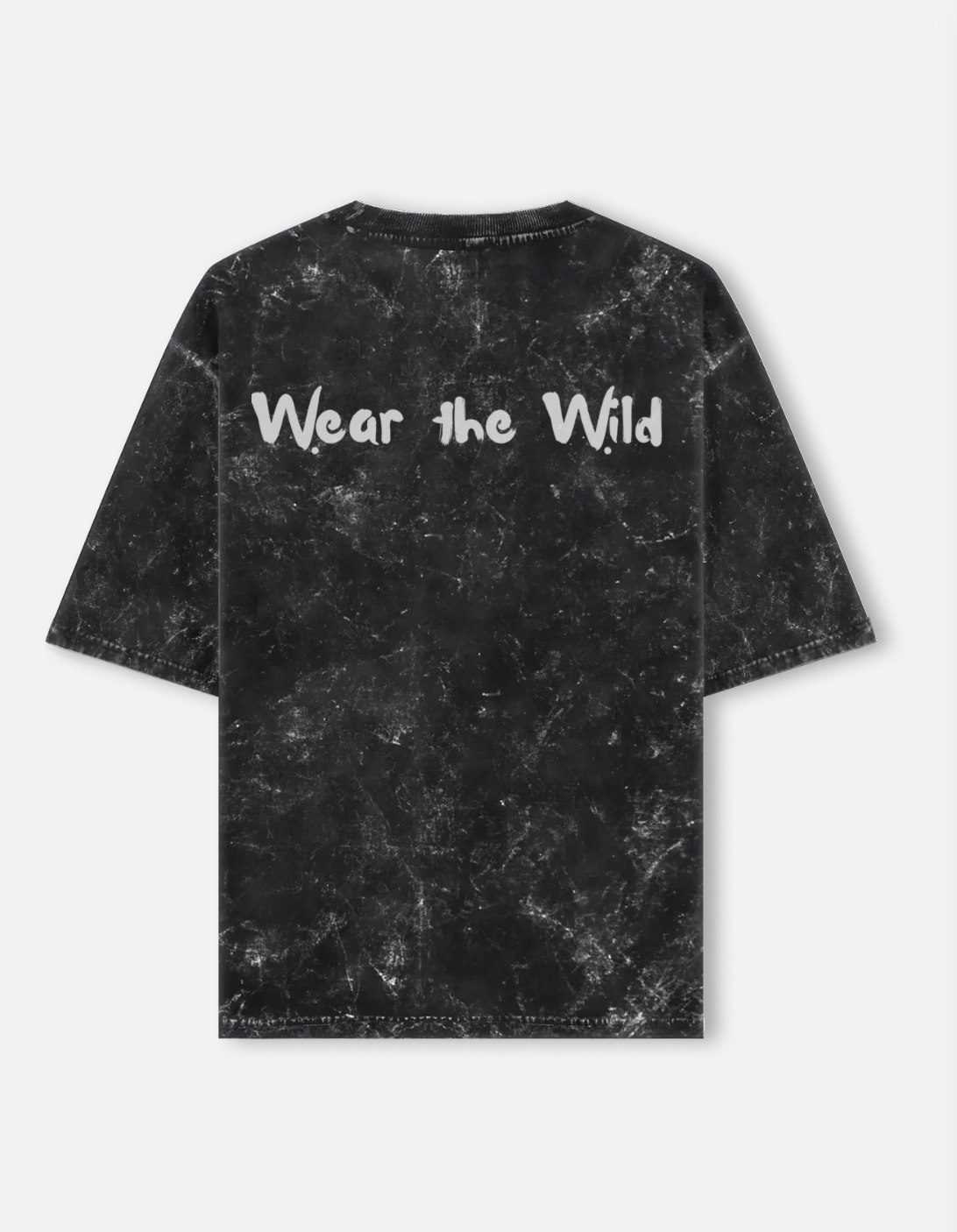 Wallowing Rhino - Unisex Acid Washed Oversized Tee