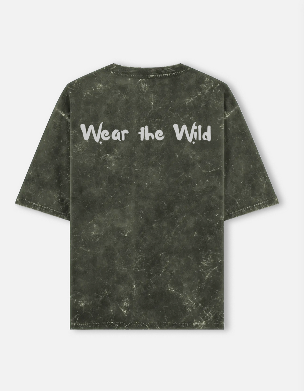Wallowing Rhino - Unisex Acid Washed Oversized Tee