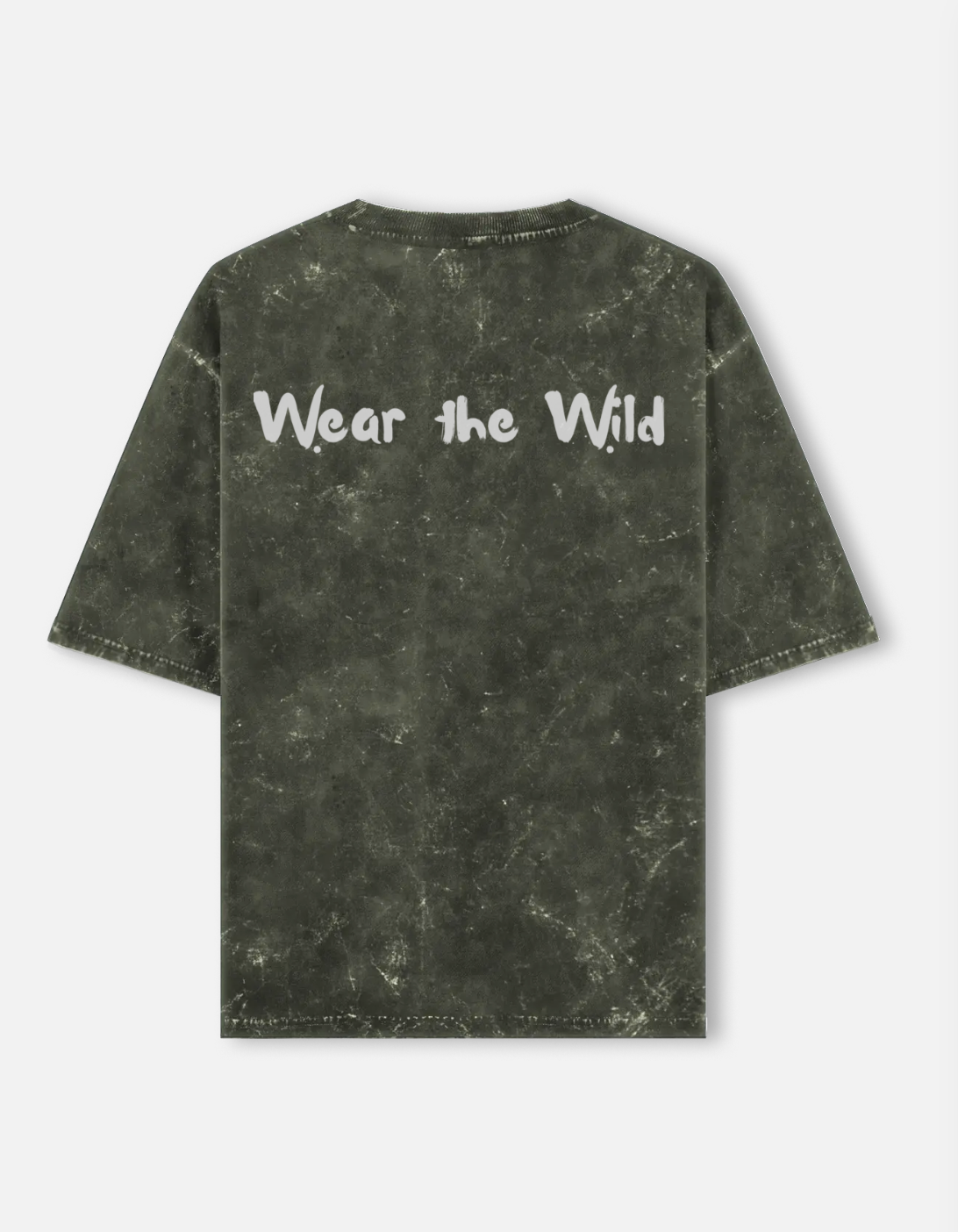 Wallowing Rhino - Unisex Acid Washed Oversized Tee