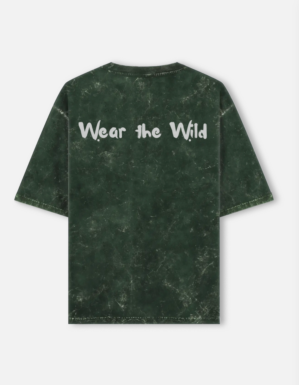 Wallowing Rhino - Unisex Acid Washed Oversized Tee