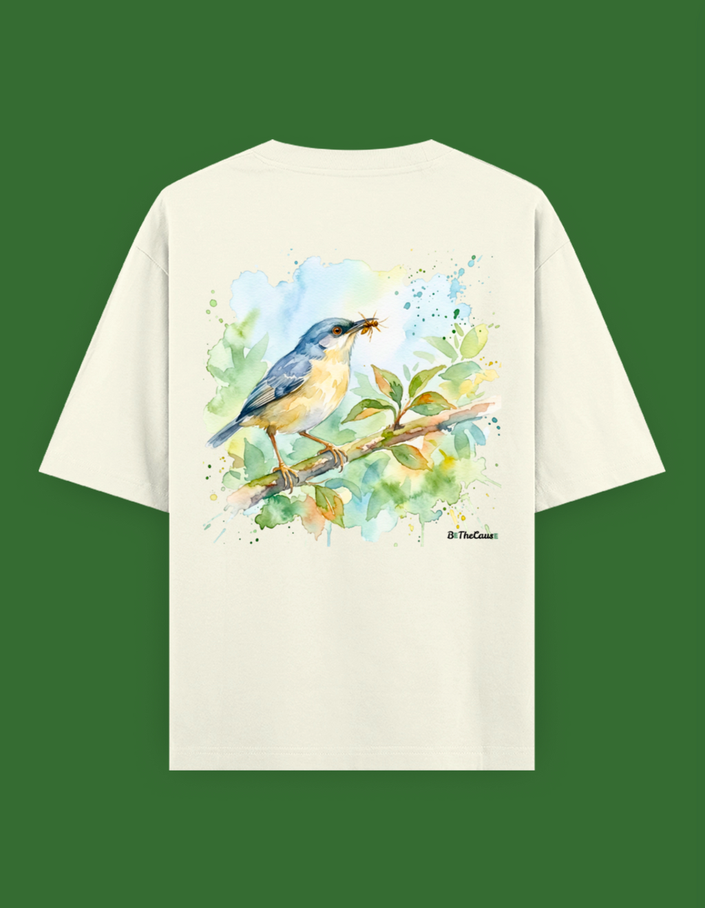 The Ashy Prinia - Unisex Oversized Classic T-Shirt