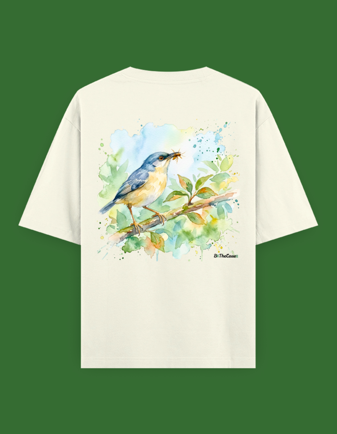 The Ashy Prinia - Unisex Oversized Classic T-Shirt