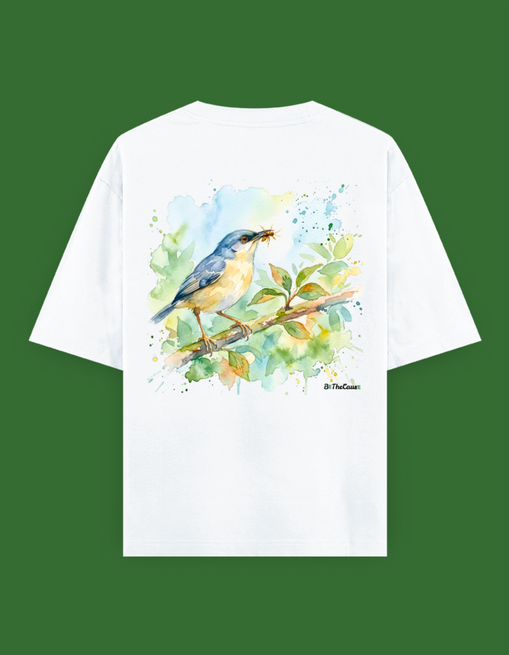 The Ashy Prinia - Unisex Oversized Classic T-Shirt