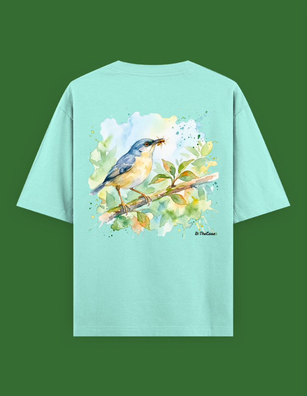 The Ashy Prinia - Unisex Oversized Classic T-Shirt