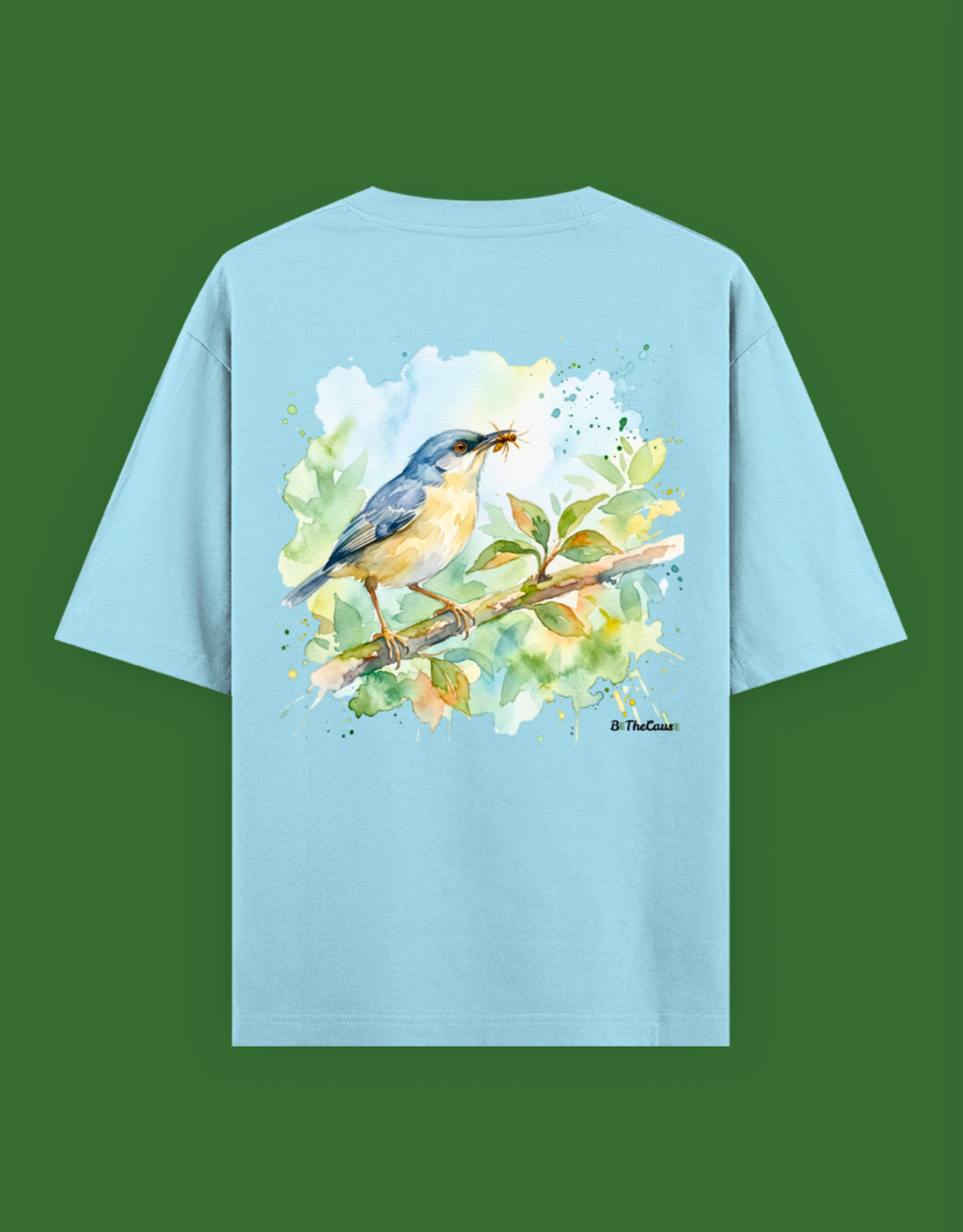 The Ashy Prinia - Unisex Oversized Classic T-Shirt
