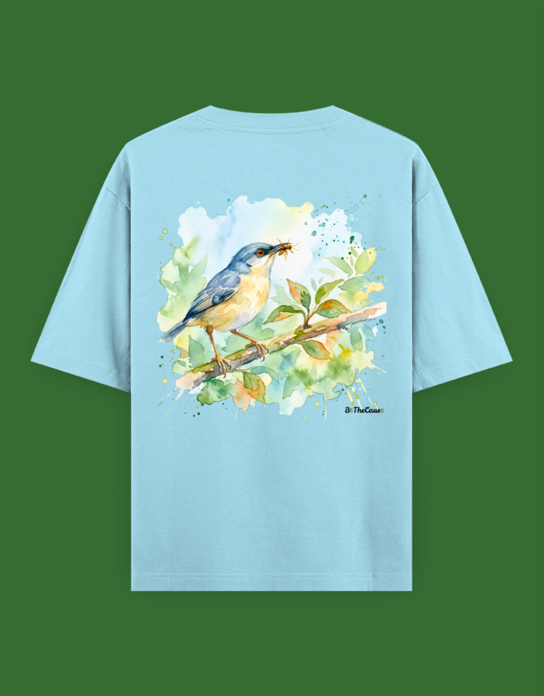 The Ashy Prinia - Unisex Oversized Classic T-Shirt