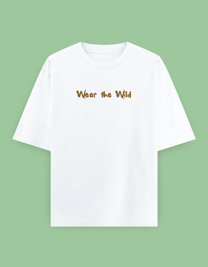 Front view of The Wanderer - Unisex Oversized Classic T-Shirt