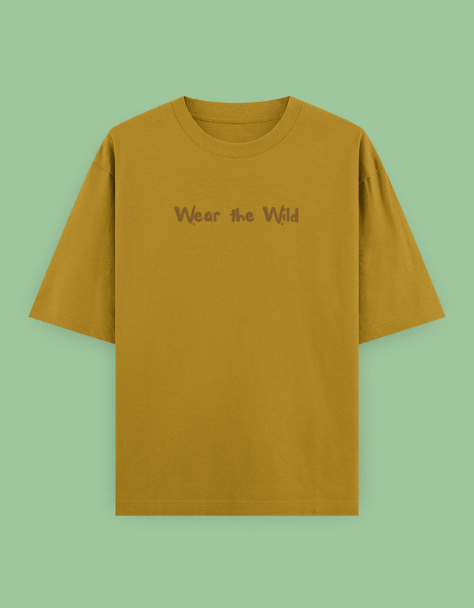 Front view of The Wanderer - Unisex Oversized Classic T-Shirt