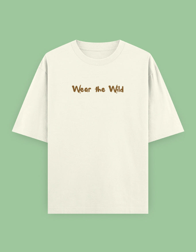 Front view of The Wanderer - Unisex Oversized Classic T-Shirt