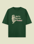 Watch Wonder Protect - Unisex Oversized Classic T-Shirt (Dark)