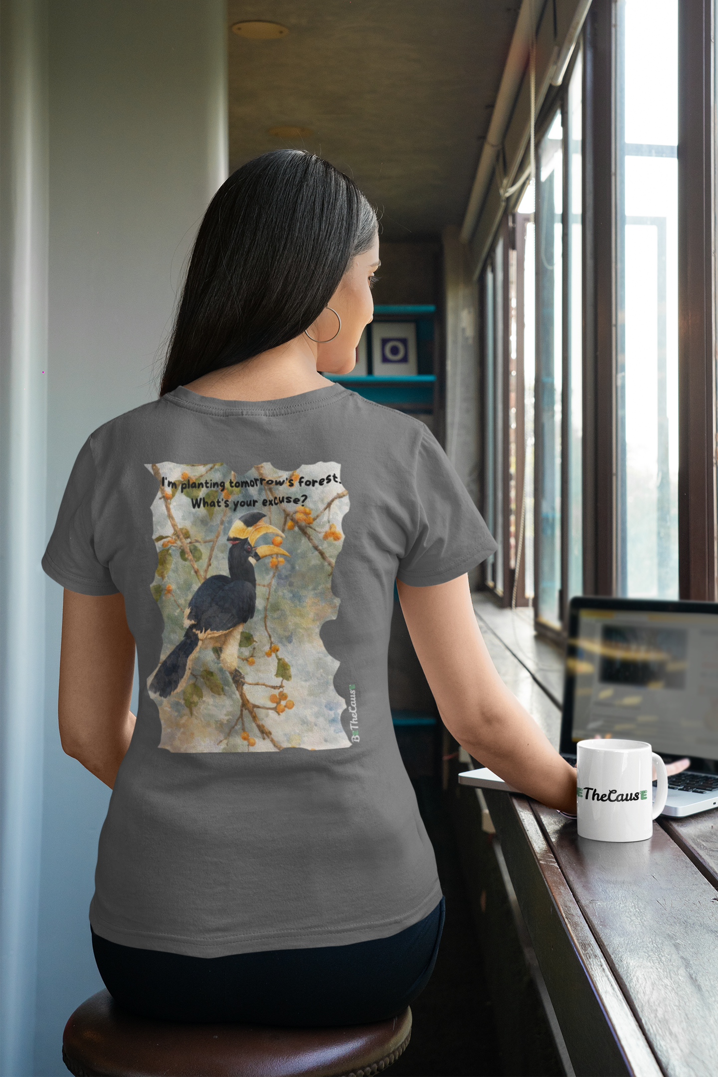 Malabar Pied Hornbill - Women's Classic T-Shirt