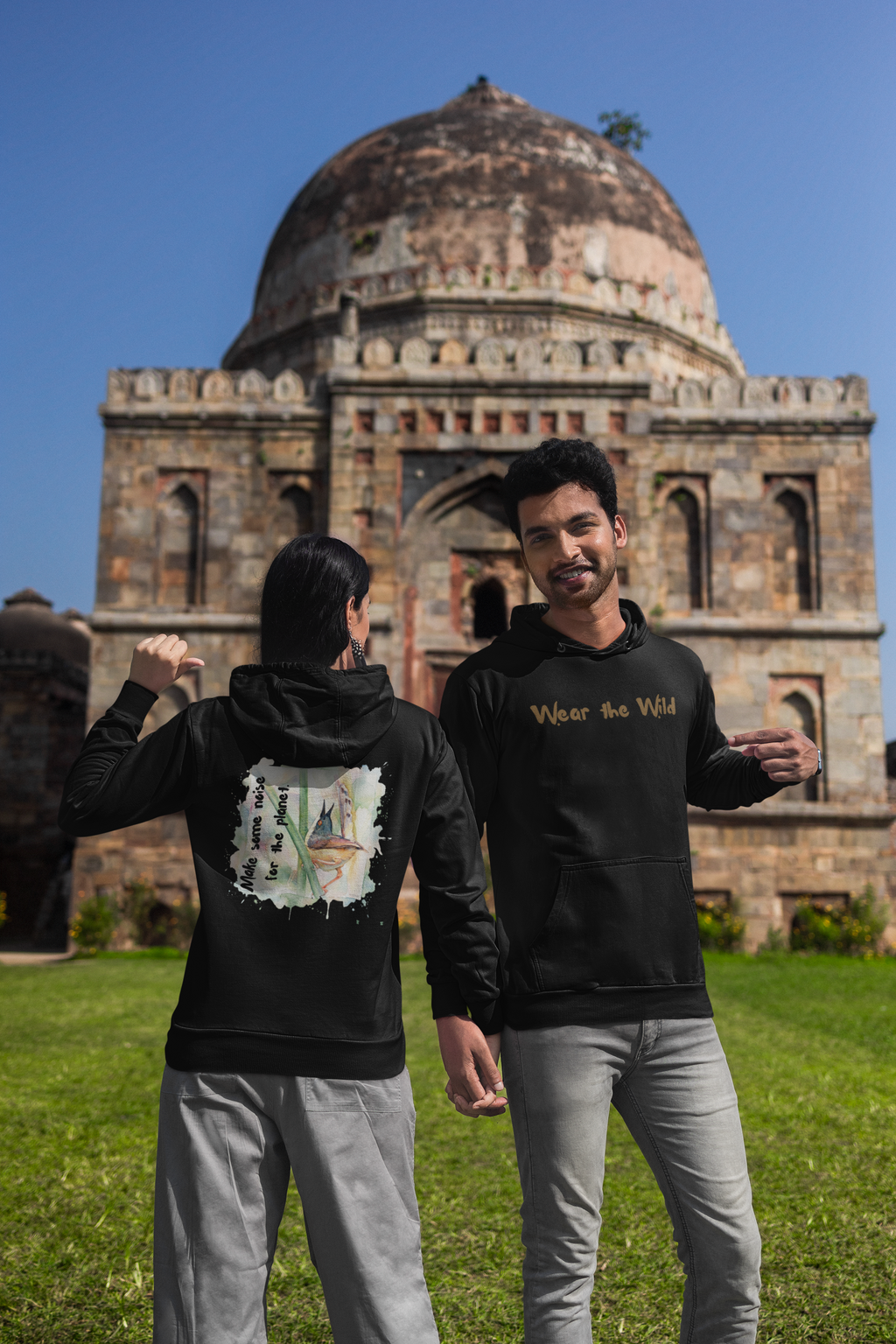 Ashy Prinia "Make some noise" - Unisex Pullover Hoodie