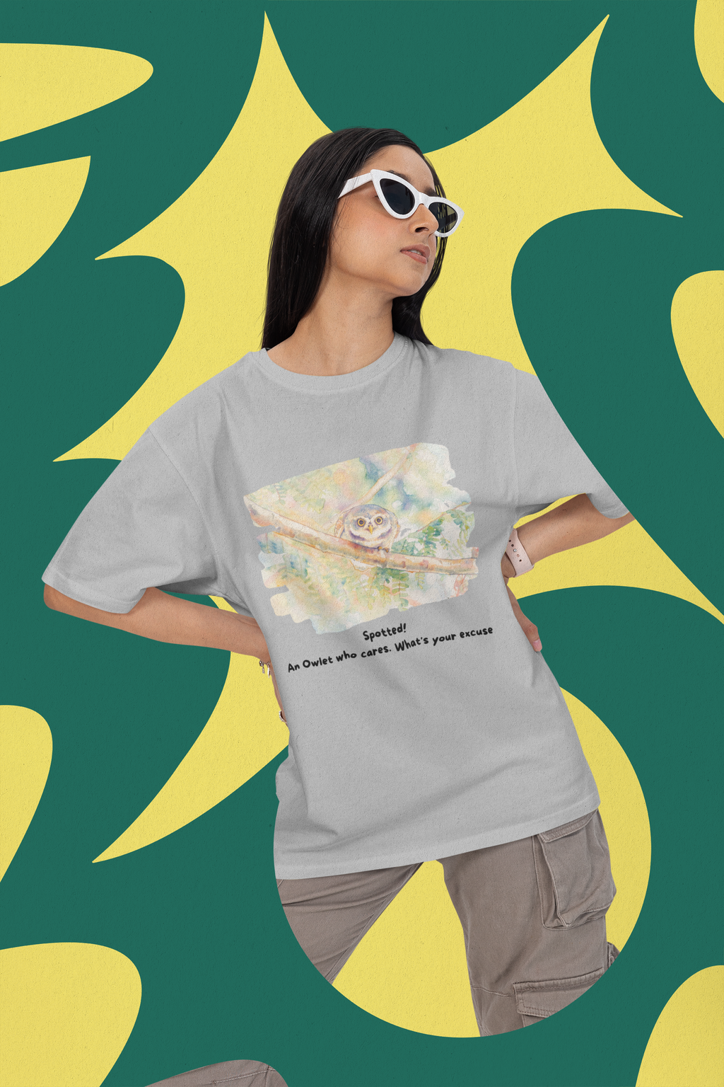 The Spotted Owlet - Unisex Oversized Standard T-Shirt